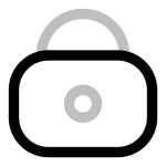 Lock Circle SVG Icon
